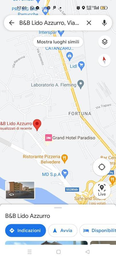 كاتانزارو B&B Lido Azzurro المظهر الخارجي الصورة